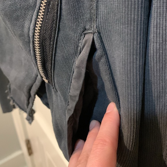 Free People at Evereve Shrunken Moto Cardigan Sz S NWT - Picture 10 of 16